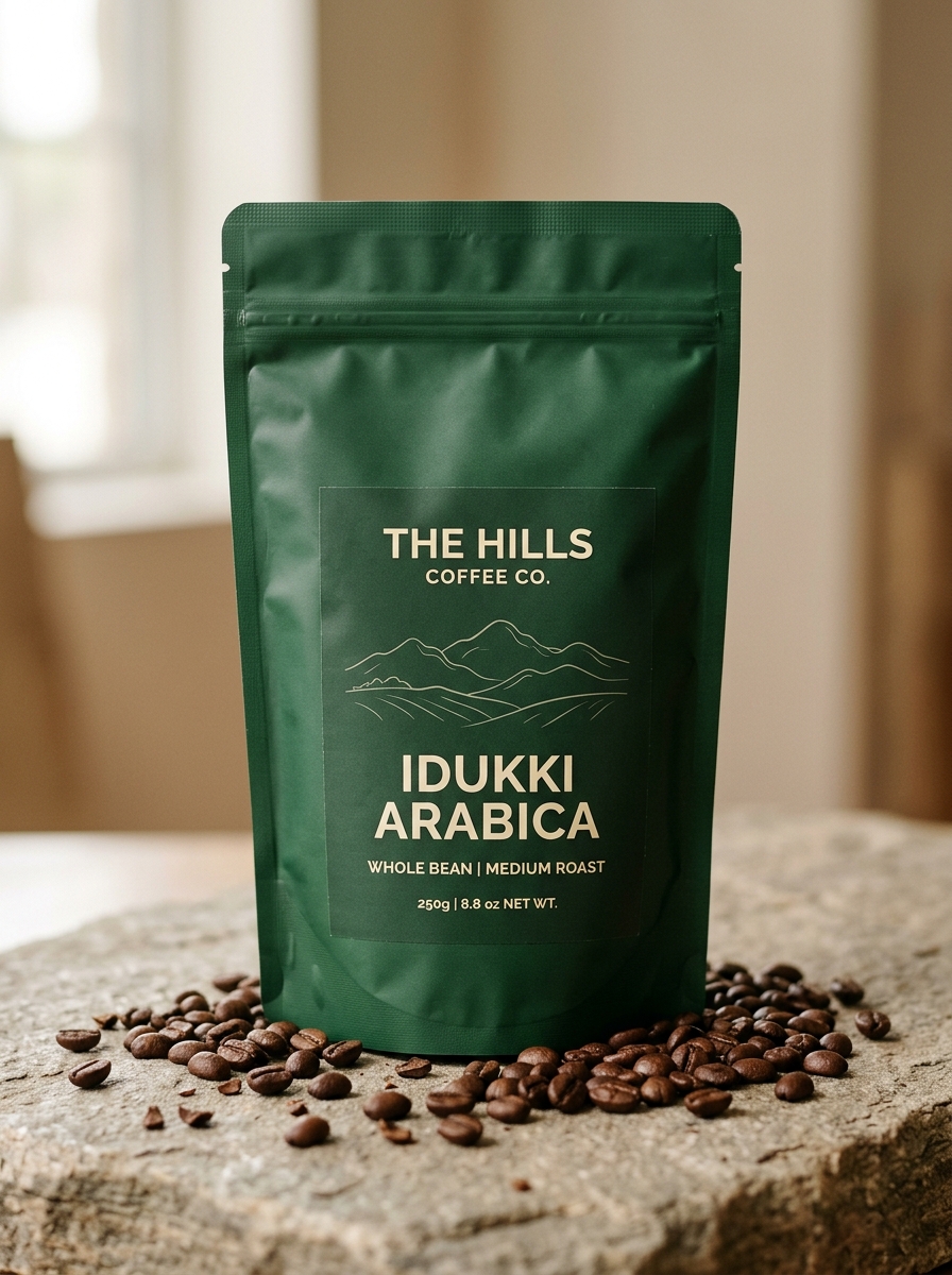 Idukki Arabica 250g coffee pouch