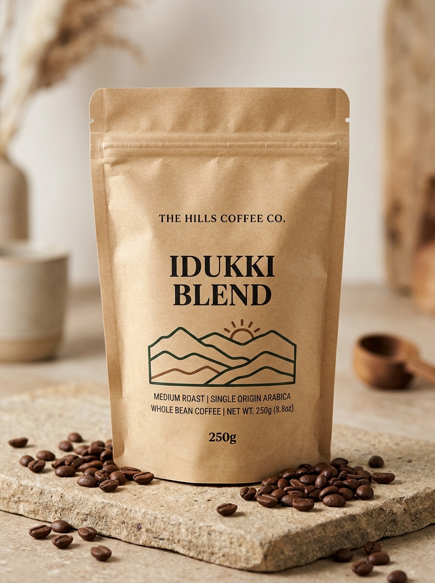 Idukki Blend 250g coffee pouch